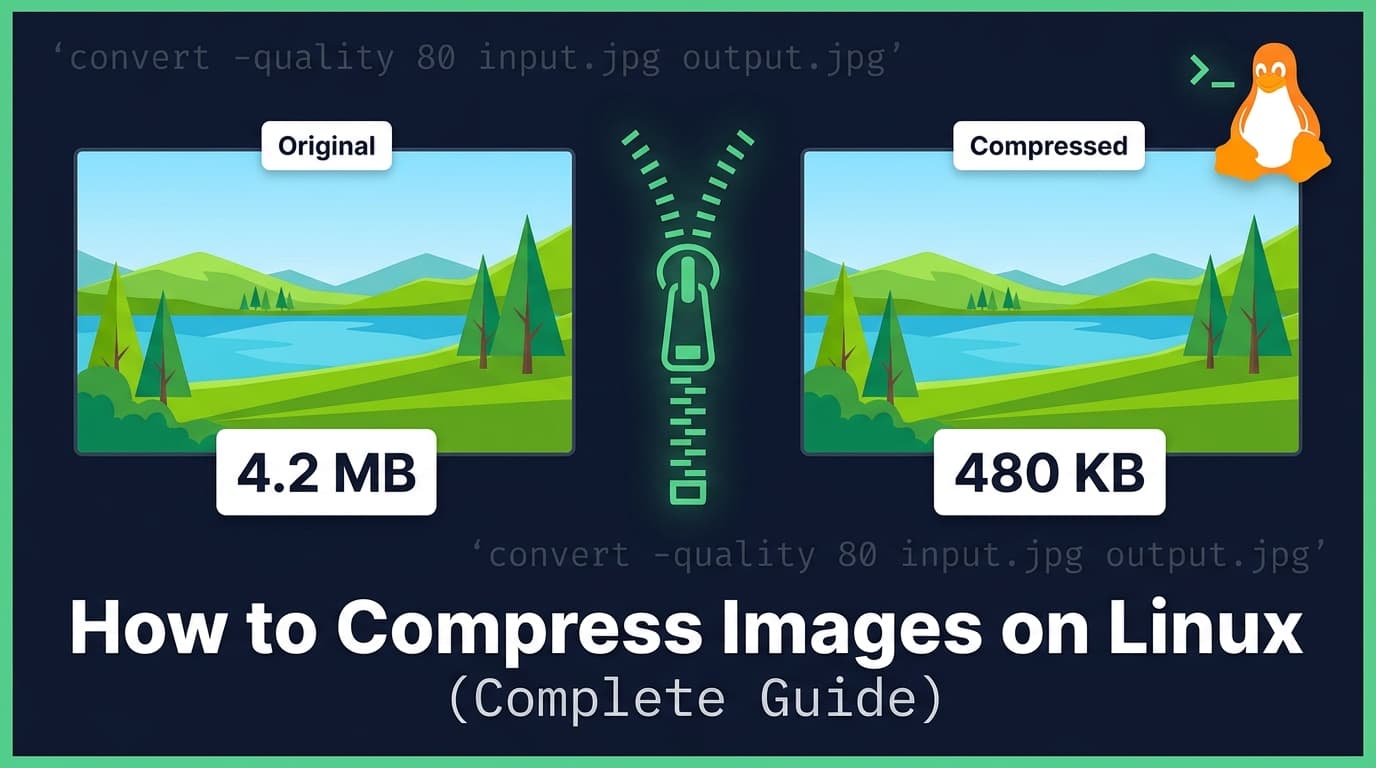 How to Compress Images on Linux (Complete Guide)
